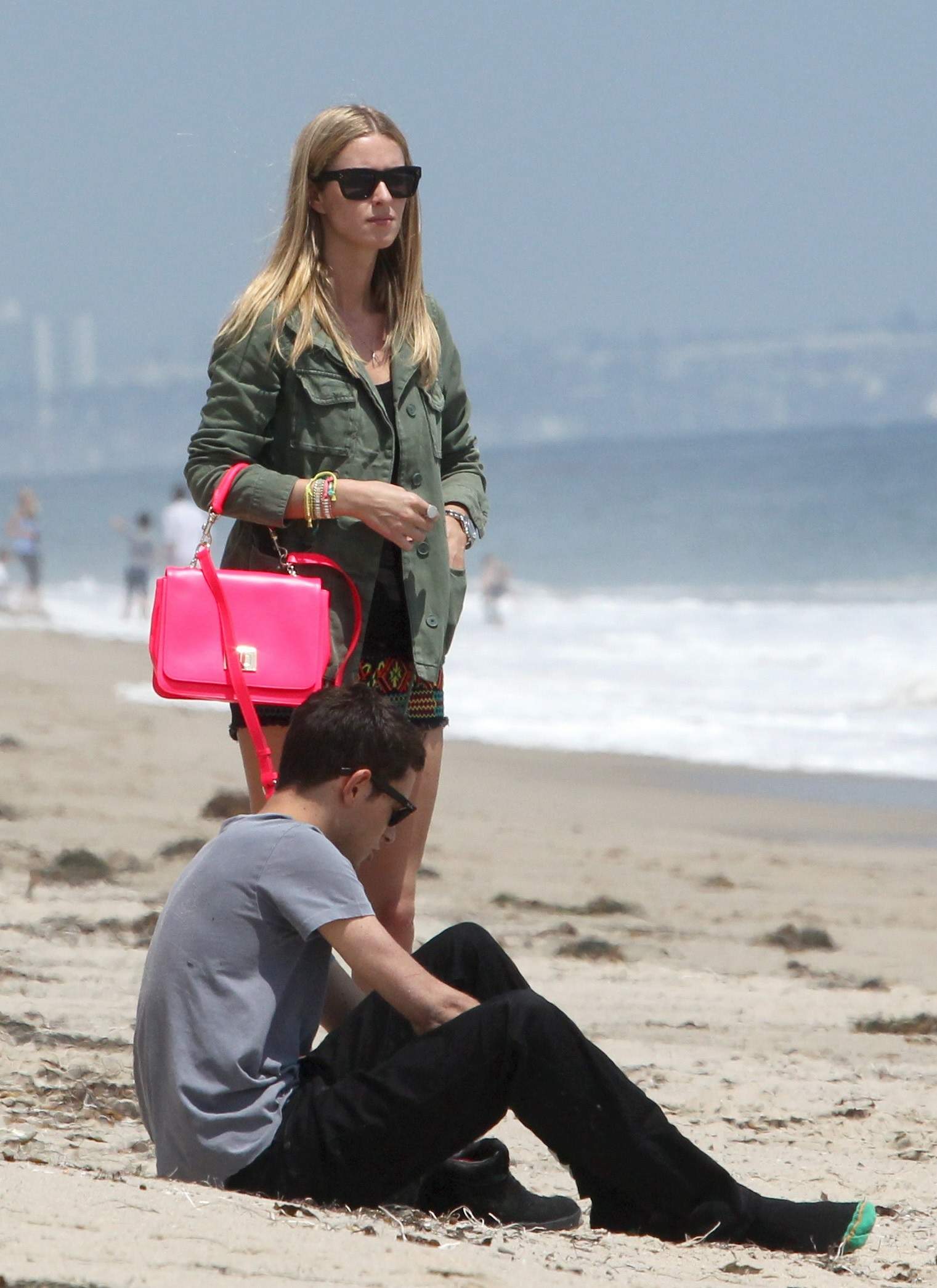 Nicky Hilton on the beach in Malibu June 9, 2012