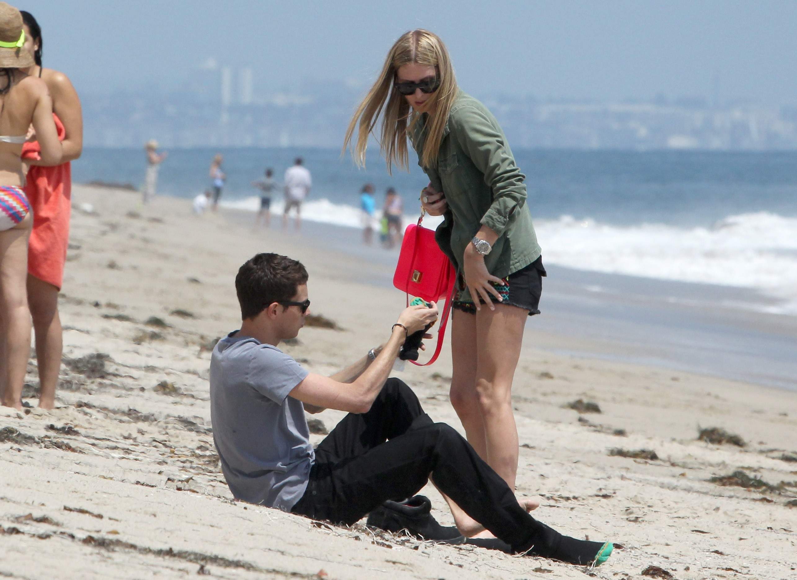 Nicky Hilton on the beach in Malibu June 9, 2012