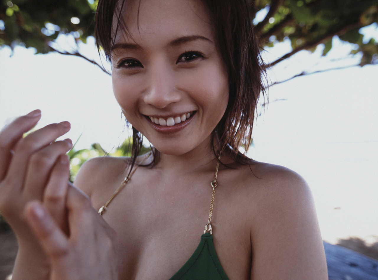 Natsumi Abe in a bikini