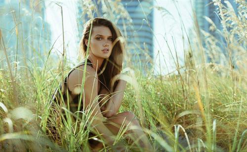 Hailey McLaine Outland in a bikini