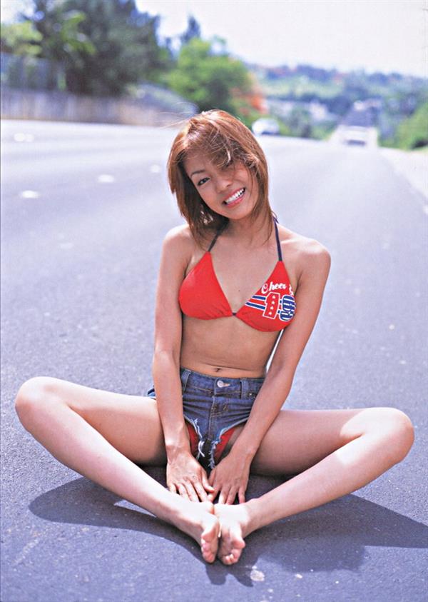 Yu Abiru in a bikini