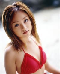 Yumi Adachi in a bikini