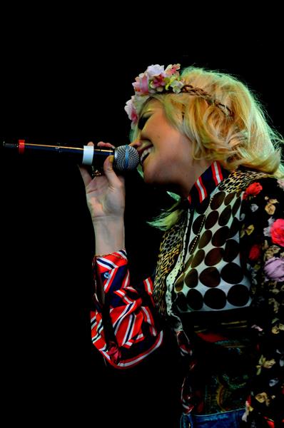 Pixie Lott performs at the Cornbury Music Festival at Great Tew Estate on June 29, 2012 in Oxford, England