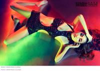 Huang Fu Lin in lingerie