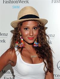 Adrienne Bailon at the Mercedes Benz Fashion Week Swim at the Raleigh on July 15, 2011