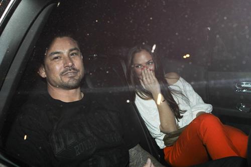 Minka Kelly leaving Madeo restaurant Los Angeles on March 24, 2012 