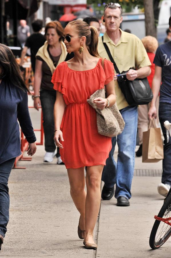 Minka Kelly out about New York City on May 21, 2011 