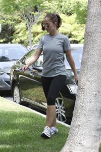 Minka Kelly leaving a hair salon in Los Angeles 13 06 12 