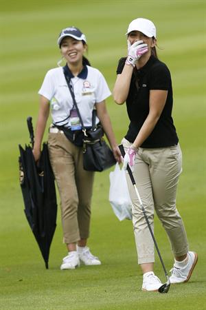 Minka Kelly Mission Hills World Celebrity Pro-Am golf tournament in Haikou - October 20, 2012 