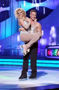 Pamela Anderson Appears in the TV Show Dancing on Ice, UK 06/01/13 
