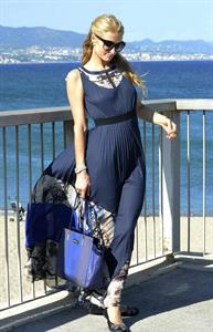 Paris Hilton Visting  Amnesia Port Forum Project  August 9, 2013