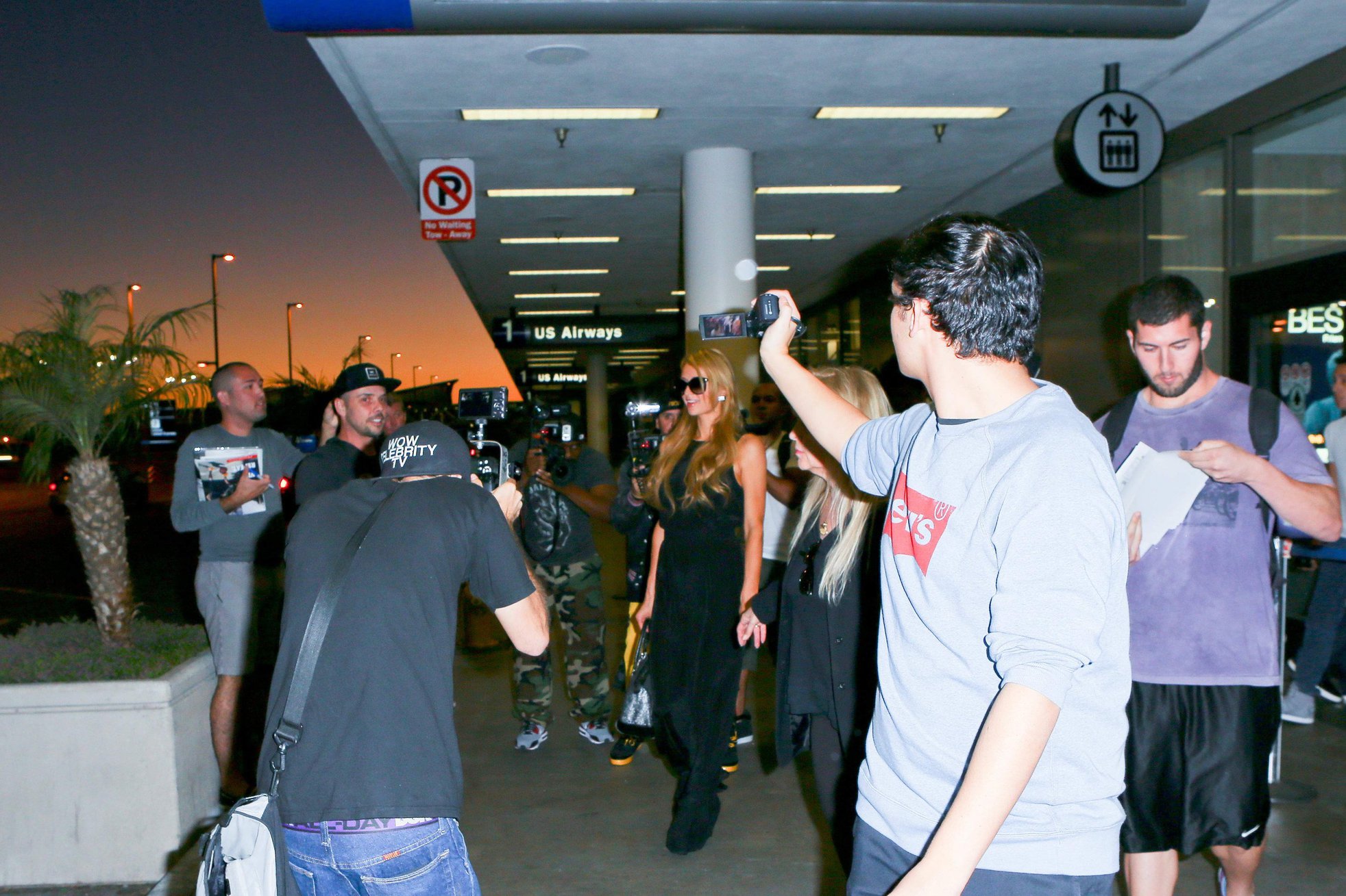 Paris Hilton arrive at LAX Airport 9/30/13