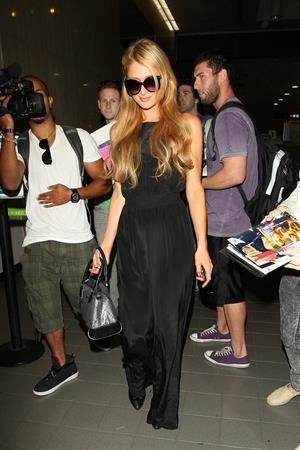 Paris Hilton arrive at LAX Airport 9/30/13