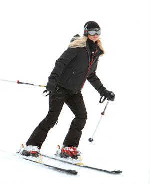 Paris Hilton enjoying a day in the mountains of Aspen December 18, 2012 