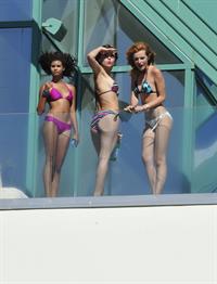 Bella Thorne in a bikini in Malibu on August 18, 2014