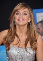 Aimee Teegarden at the Los Angeles premiere of Disney's Prom on April 21, 2011