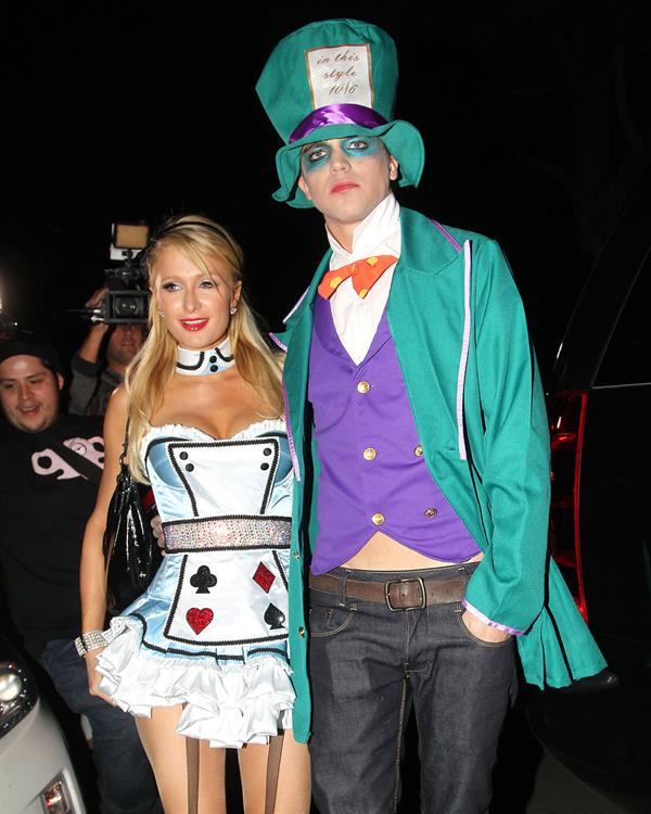 Paris Hilton - Halloween Party in Beverly Hills 10/26/12