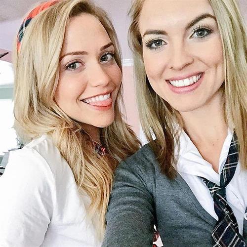 Mia Malkova taking a selfie