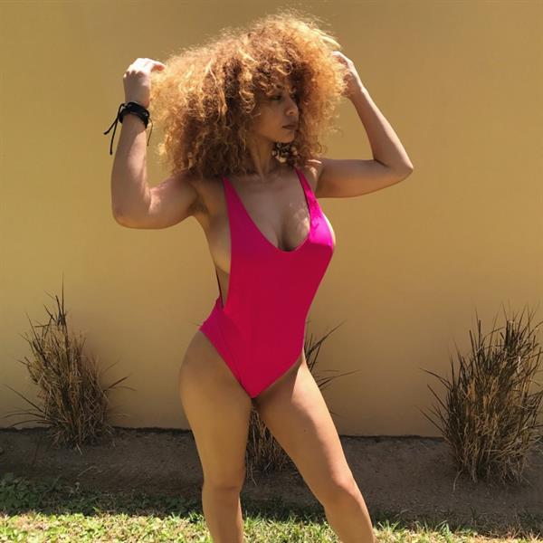 Crystal Westbrooks in a bikini