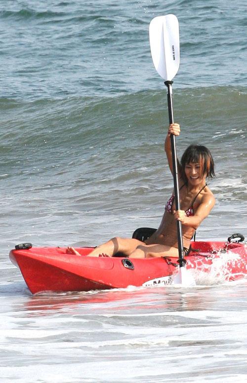 Bai Ling in a bikini