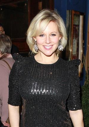 Abi Titmuss trip down the pink carpet 3rd feb 2011 