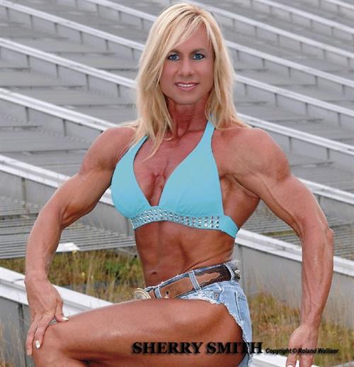 Sherry Smith in a bikini