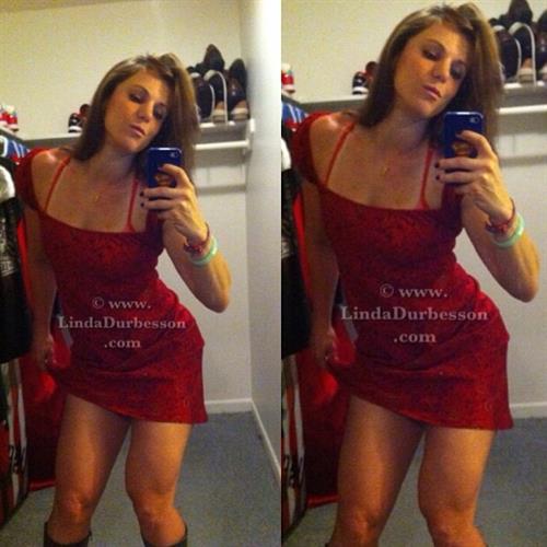 Linda Durbesson taking a selfie