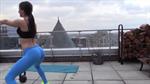 Jen Selter leads a workout