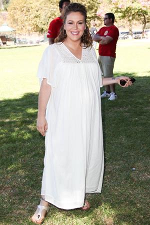 Alyssa Milano Pirate And Princess: Power Of Doing Good Tour in Pasadena August 16, 2014