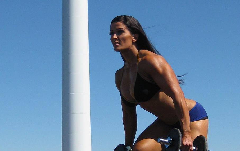 Kati Alander in a bikini