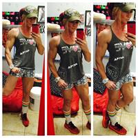 Amanda Michelle Folstad Ptak taking a selfie