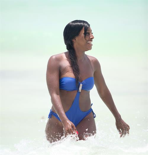 Alexandra Burke - Mexican Riviera 11/7/2012 