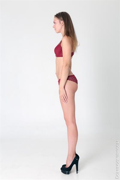 Sexy teen Mia Luna posing with lingerie and nude