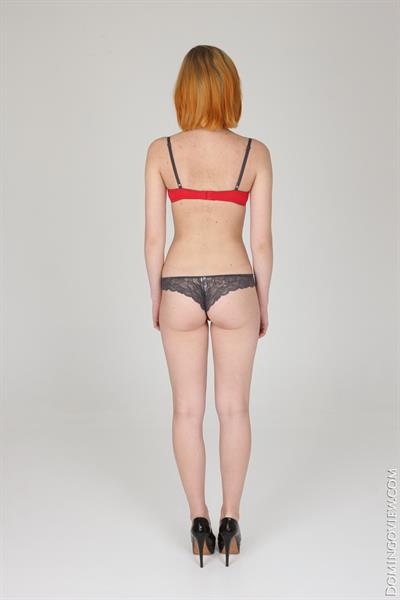 Teen Shopia posing with lingerie and nude playing with dildo