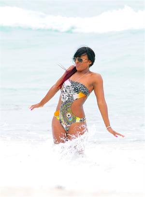 Alexandra Burke at Miami Beach on June 25, 2012