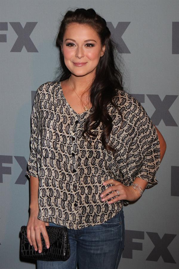 Alexa Vega FX ad sales upfront at Lucky Strike in New York City on March 29, 2012