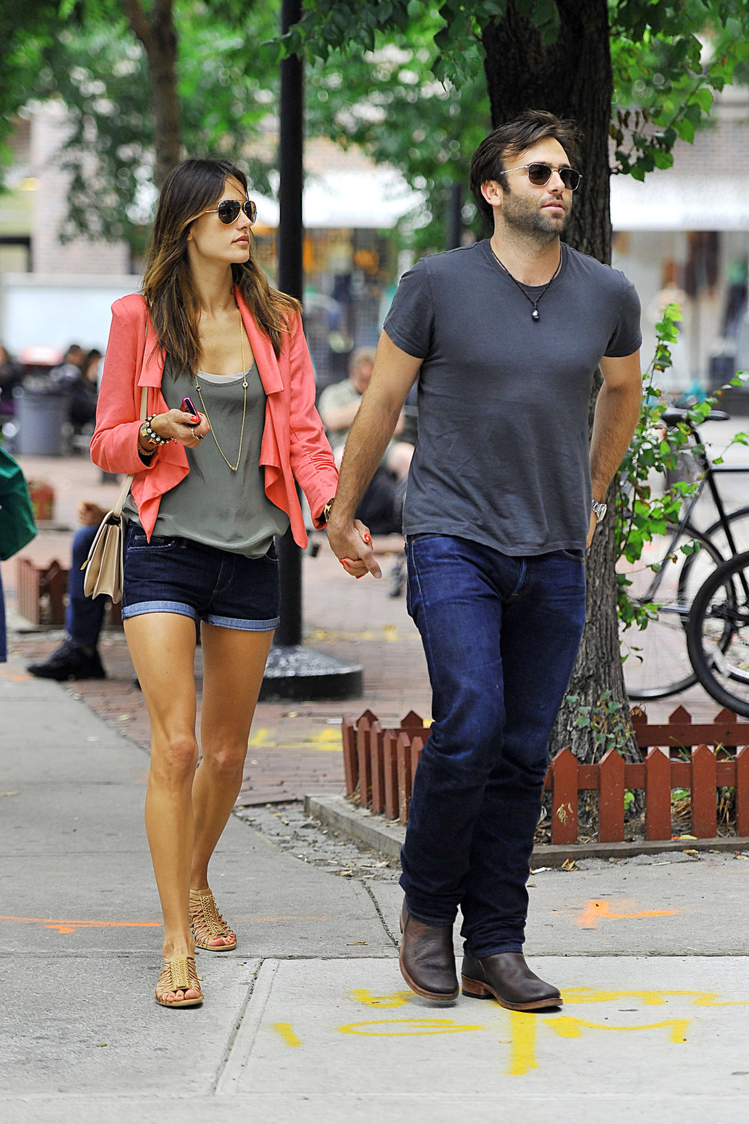 Alessandra Ambrosio Bar Pitti in New York City on June 23, 2011 