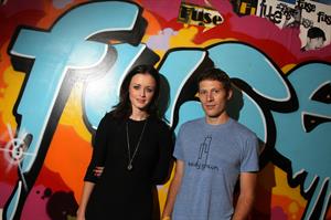 Alexis Bledel at the Pop Show at Fuse Studios in New York
