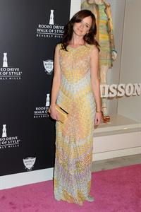 Alexis Bledel Rodeo Srive Walk of Style Award honoring Iman and Missoni on October 23, 2011 
