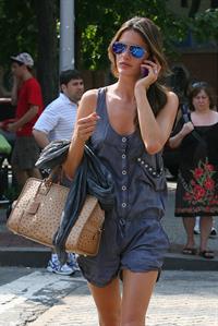 Alessandra Ambrosio AT&T store in New York City on July 16, 2010 