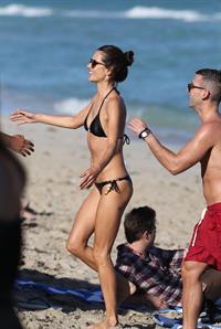 Alessandra Ambrosio – beach candids in Miami 12/6/13  
