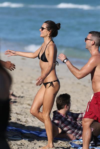 Alessandra Ambrosio – beach candids in Miami 12/6/13  