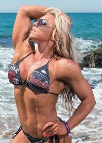 Minna Pajulahti in a bikini