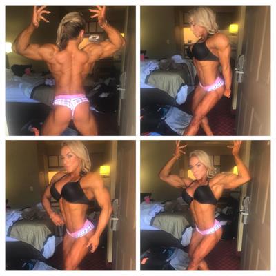 Minna Pajulahti in a bikini