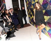 Alessandra Ambrosio Galeria Melissa Flagship store opening New York on February 8, 2012