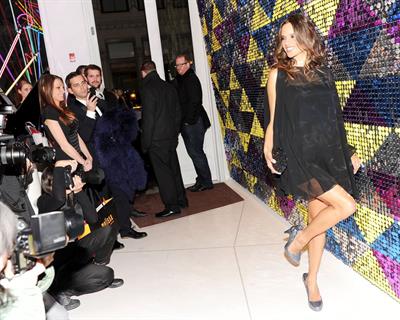 Alessandra Ambrosio Galeria Melissa Flagship store opening New York on February 8, 2012