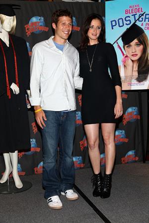 Alexis Bledel to promote Post Grad with a memorabilia donation at Planet Hollywood in New York City