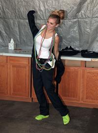 AnnaLynne McCord skydives from 18,000 feet at a charity event, Lompoc August 16, 2014