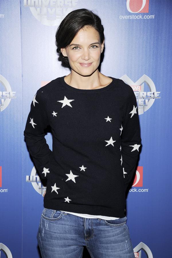 Katie Holmes at Marvel Universe Live! New York City premiere August 13, 2014