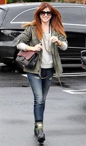Alyson Hannigan Shopping in Brentwood (November 21, 2013) 